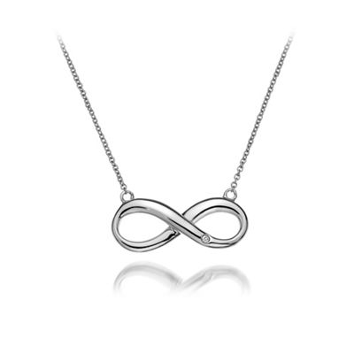 Sterling silver 'Infinity Necklace'